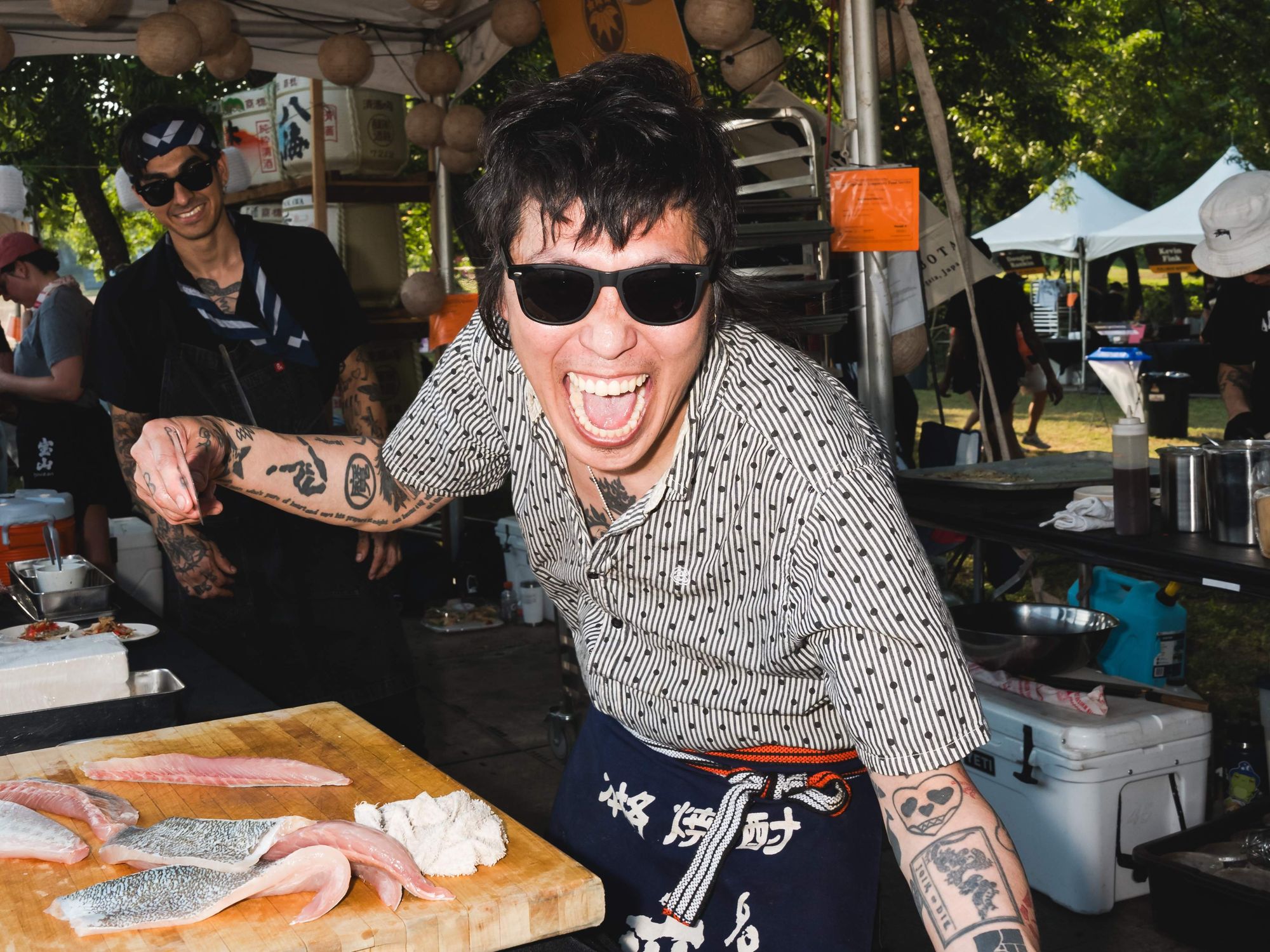 Yoshi Okai at Hot Luck