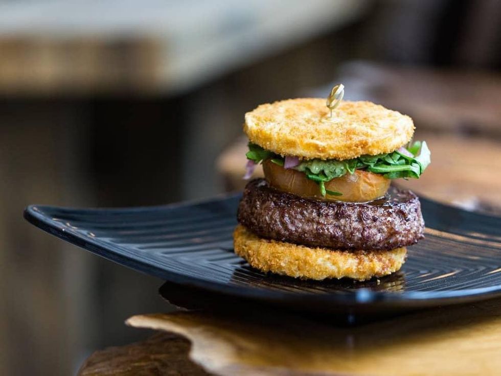 Yoshi Ramen ATX burger