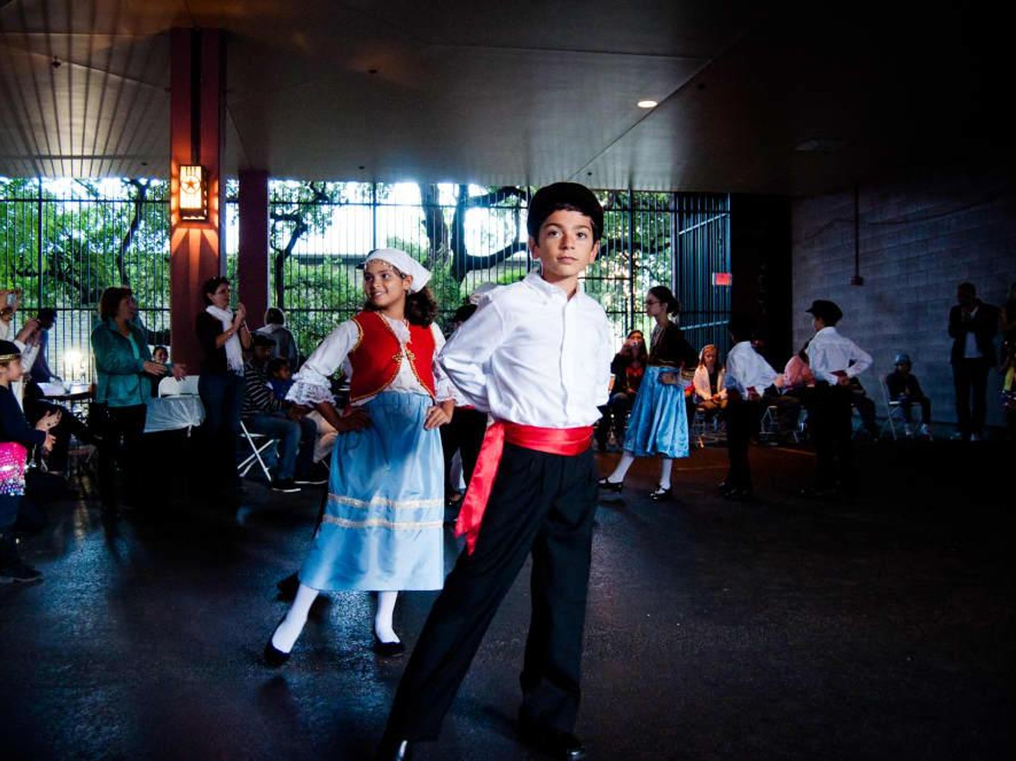 Young dancers at Austin's St. Elias Mediterranean Festival