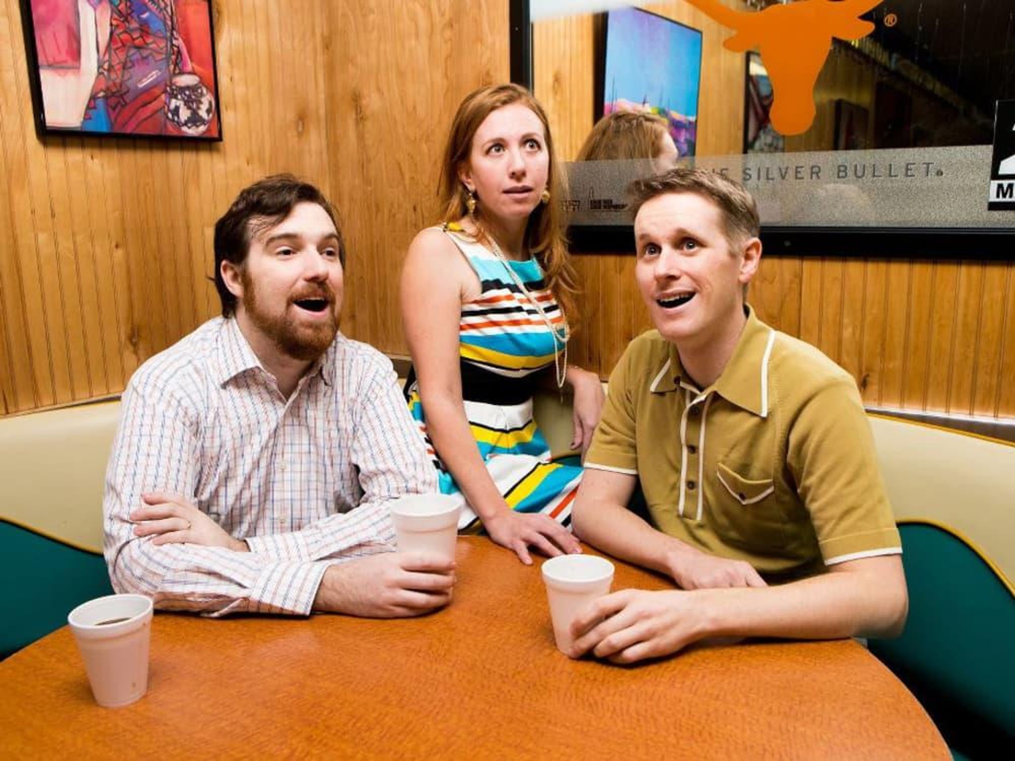 Your Terrific Neighbors sketch comedy troupe with Curtis Luciani, Courtney Hopkin, Braden Walker