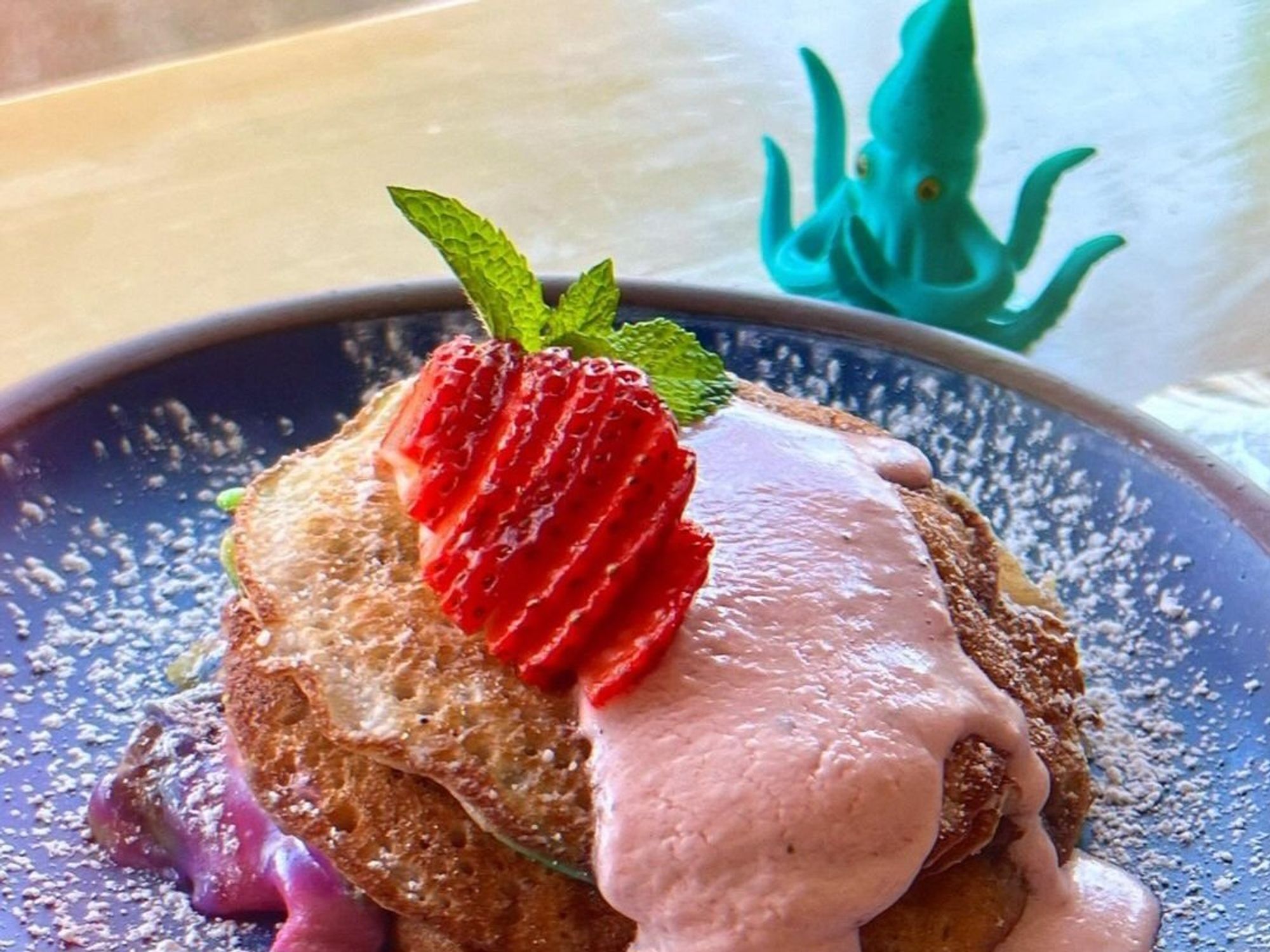 Yummi Joy Peached Tortilla pancakes