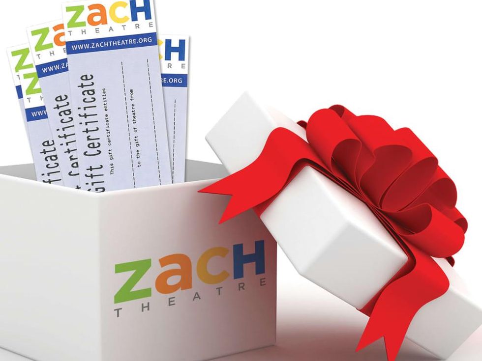 Zach Theatre tickets holiday pack