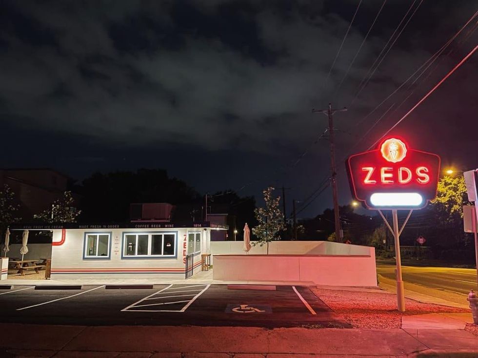 Zeds Ice Cream in East Austin