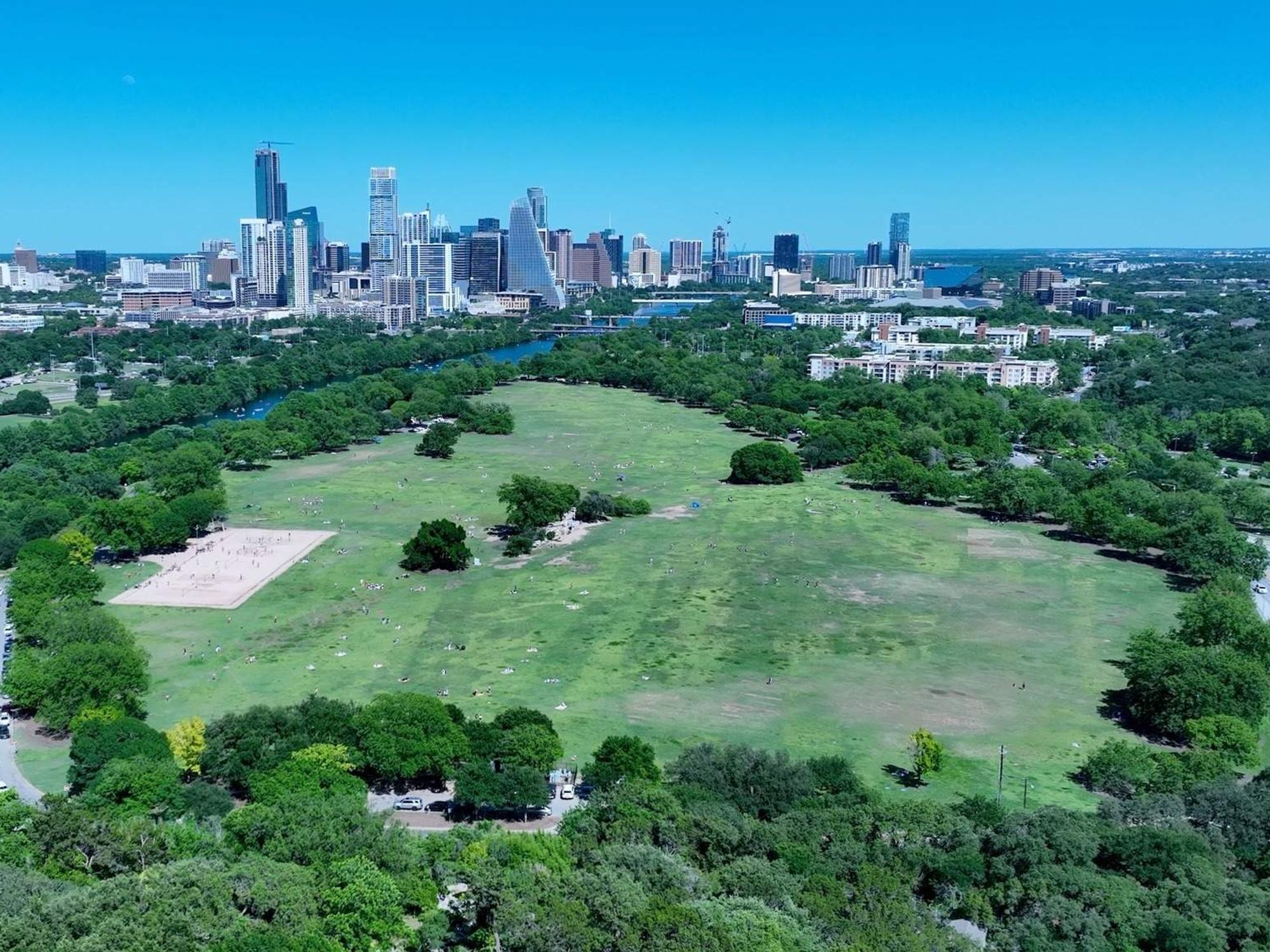 Zilker Park in Austin