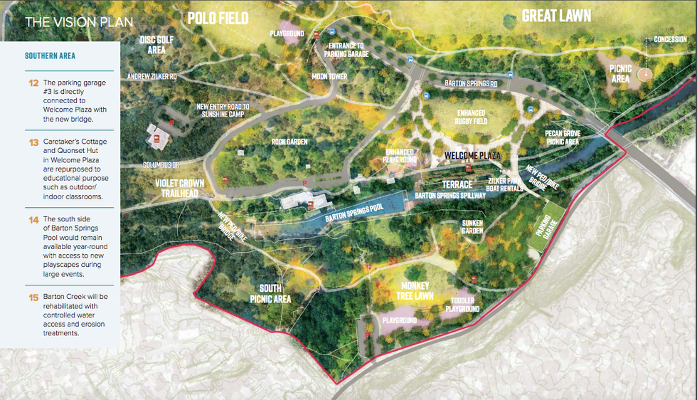 Zilker Park vision plan